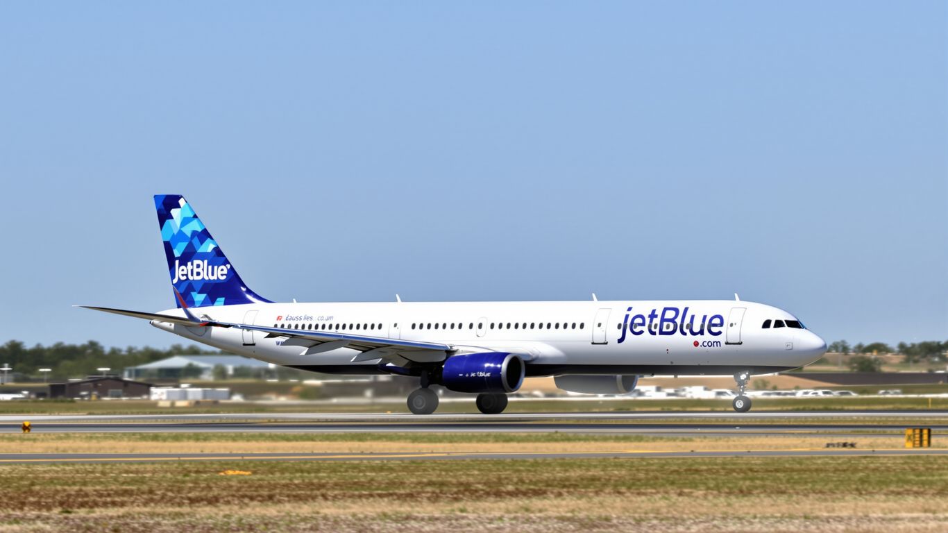 JetBlue airplane on tarmac