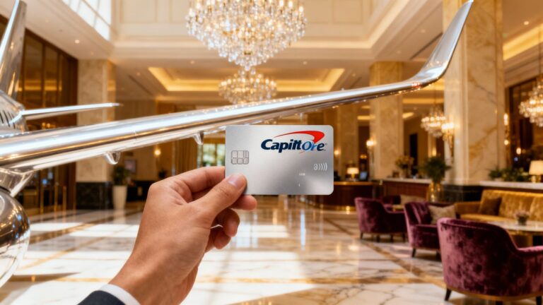 Capital One card with travel partners