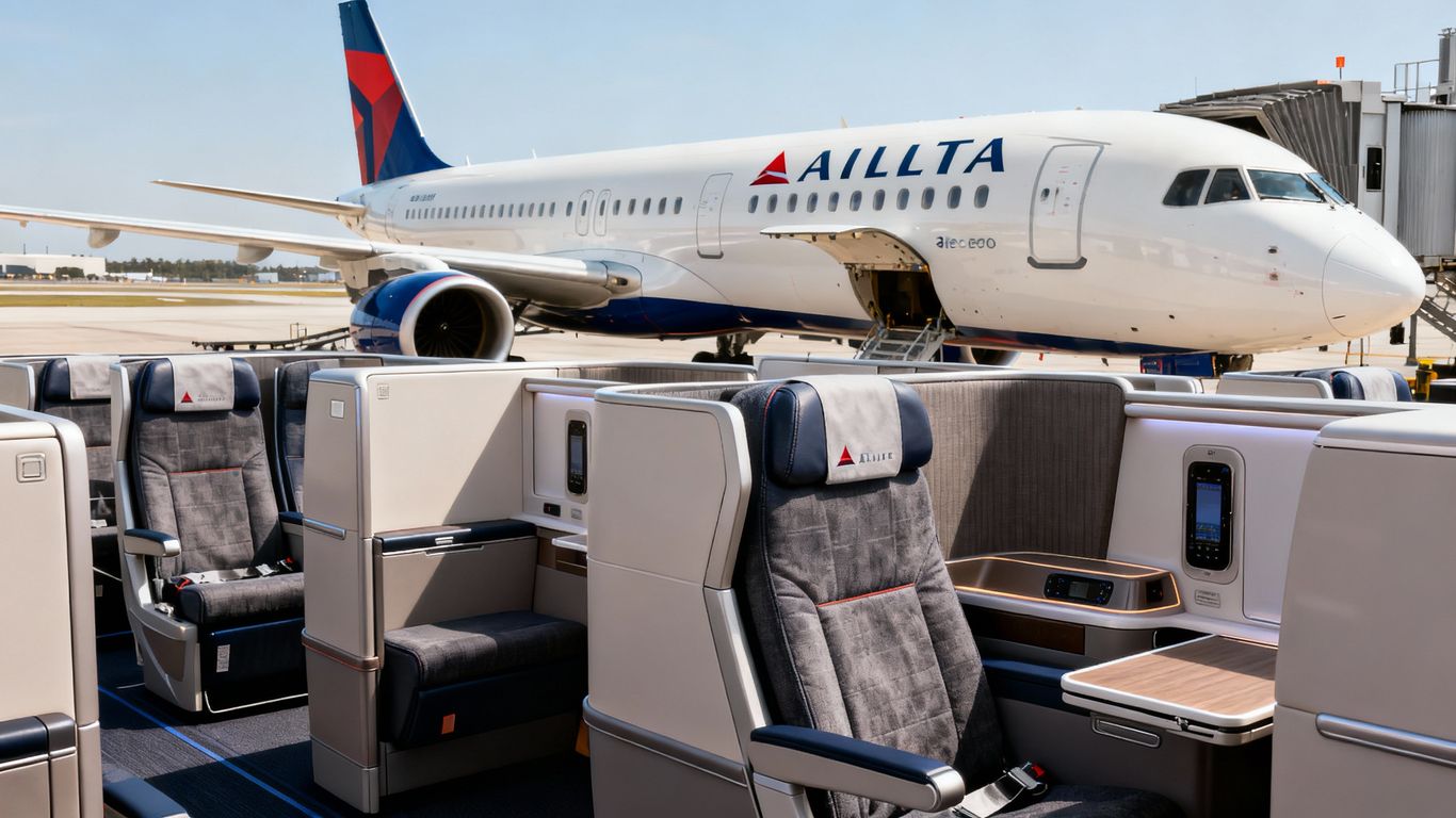 Delta A321neo First Class cabin interior