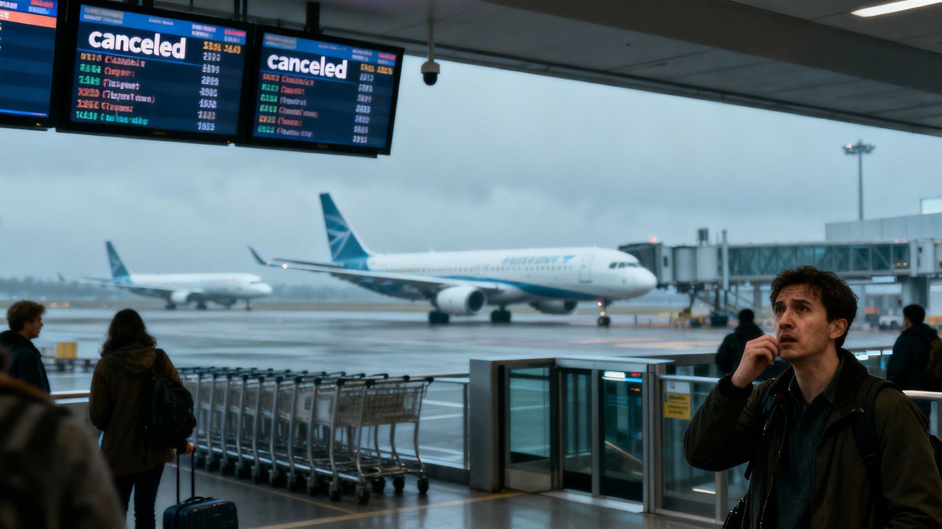 Alaska Airlines planes grounded due to IT outage.